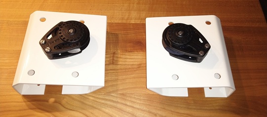 Podest mit Harken Ratchamatic Block